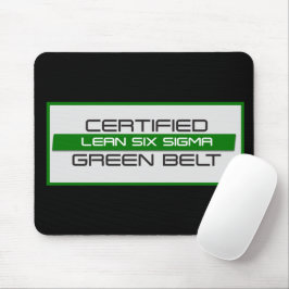 Zertifizierter Lean Six Sigma Green Belt Mousepad