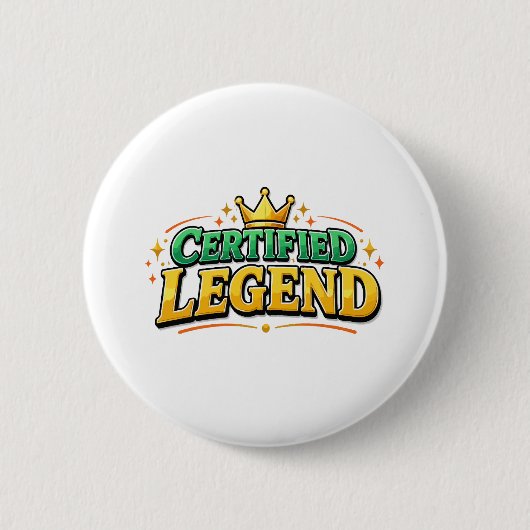 Zertifizierter Legendenkönigskrone Button (Vorderseite)