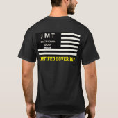 ZERTIFIZIERTER LOVER BOY Basic Dunkel T - Shirt (Rückseite)