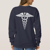 Zertifizierter medizinischer Berufstätiger Sweatshirt (Rückseite)