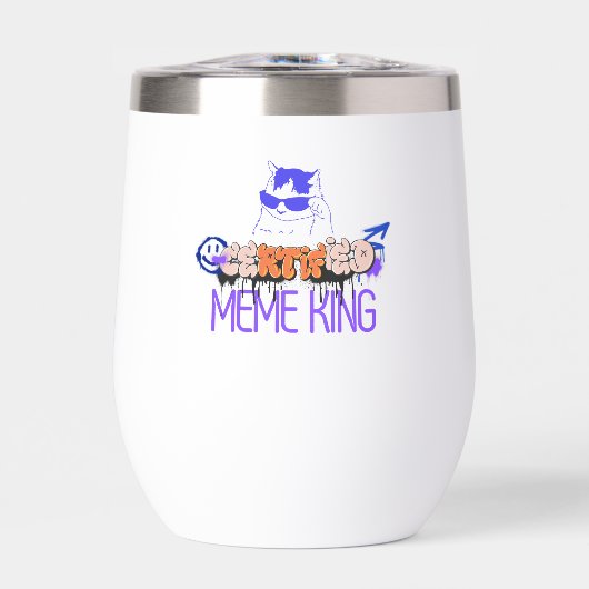 Zertifizierter Meme-König-Katze (Vorderseite)