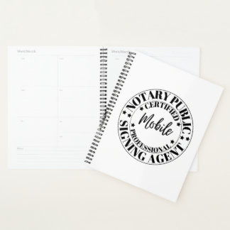 Zertifizierter mobiler Notar Beruflich Planer