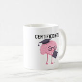 Zertifizierter Nerd Kaffeetasse (VorderseiteRechts)