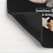 Zertifizierter Nickerchen-Experte Lustiges Faules  Mousepad (Ecke)