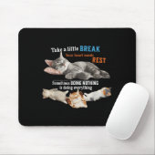 Zertifizierter Nickerchen-Experte Lustiges Faules  Mousepad (Mit Mouse)