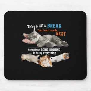 Zertifizierter Nickerchen-Experte Lustiges Faules Mousepad