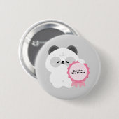 Zertifizierter Niedrigenergie-Panda Button (Vorne & Hinten)