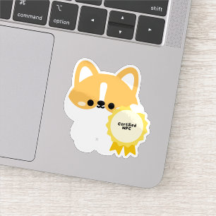 Zertifizierter NPC Corgi Aufkleber