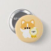 Zertifizierter NPC Corgi Button (Vorne & Hinten)