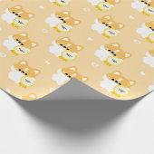 Zertifizierter NPC Corgi Geschenkpapier (Ecke)
