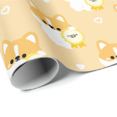 Zertifizierter NPC Corgi Geschenkpapier (Rolleneckpunkt)