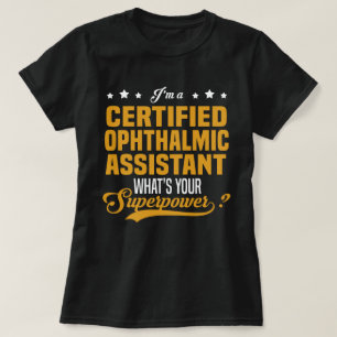 Zertifizierter Ophthalmischer Assistent T-Shirt