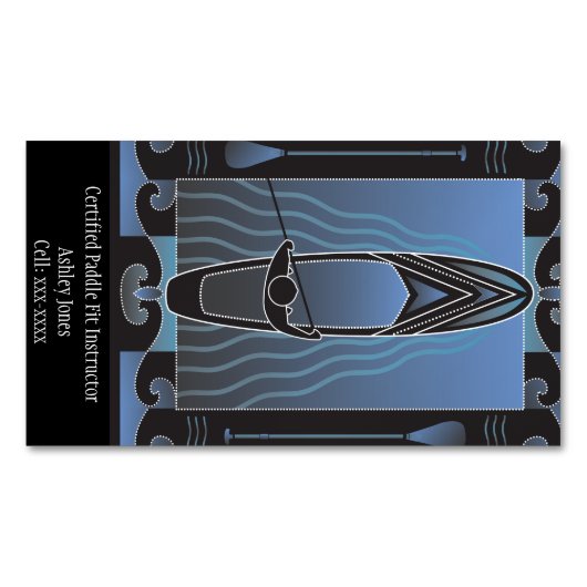 Zertifizierter Paddel-Fit-Instructor Magnetische Visitenkarte (Vorderseite)