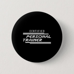 Zertifizierter Personal Trainer Fitness Trainer Gy Button