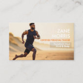 Zertifizierter Personal Trainer Visitenkarte (Vorderseite)