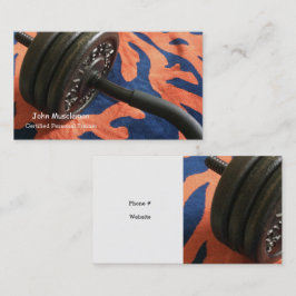 Zertifizierter Personal Trainer Visitenkarte