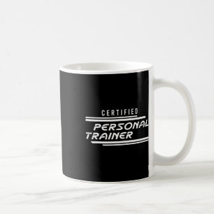 Zertifizierter persönlicher Fitnesstrainer Fitness Kaffeetasse