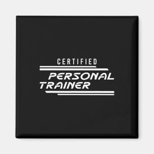 Zertifizierter persönlicher Fitnesstrainer Gym Magnet