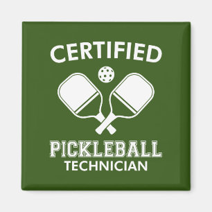 Zertifizierter Pickleball-Techniker Magnet