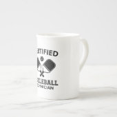 Zertifizierter Pickleball-Techniker Porzellantasse (Vorderseite Rechts)