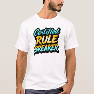 Zertifizierter Regelbrecher   Edgy Graffiti T-Shirt
