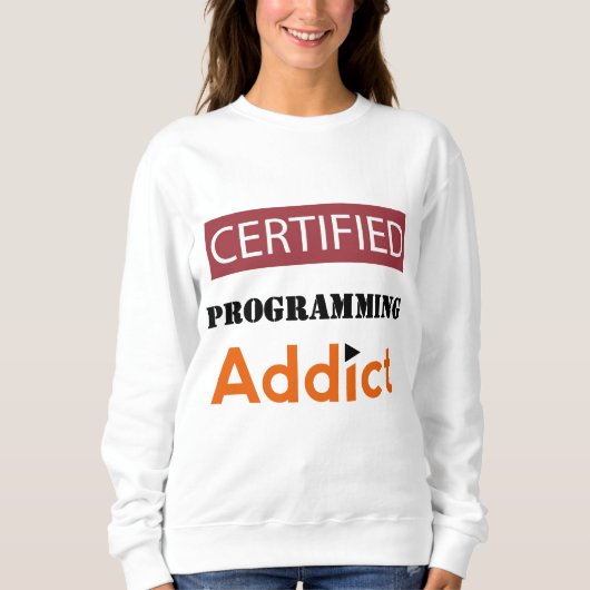 ZERTIFIZIERTER ROGRAMMANZUG SWEATSHIRT (Vorderseite)