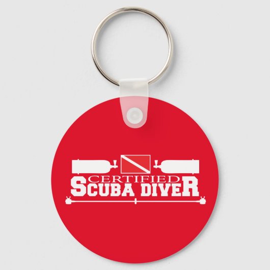 Zertifizierter Scuba Diver Schlüsselanhänger (Vorderseite)