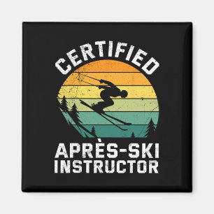 Zertifizierter Skilehrer für Après-Ski Lustiger Sk Magnet