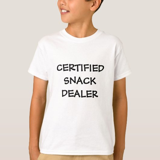 ZERTIFIZIERTER SNACK-HÄNDLER T-Shirt (Vorderseite)