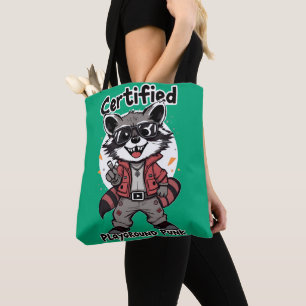 Zertifizierter Spielplatz-Punk Waschbär-Sonnenbril Tasche