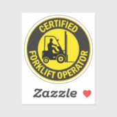 Zertifizierter Stapler Aufkleber (Blatt)