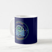 Zertifizierter Stubenhocker Kaffeetasse (Vorderseite Links)