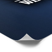 Zertifizierter Taucher (Tiefe Seite) Poster (Ecke)