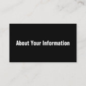 ZERTIFIZIERTER TAXI-TREIBER VISITENKARTE (Rückseite)