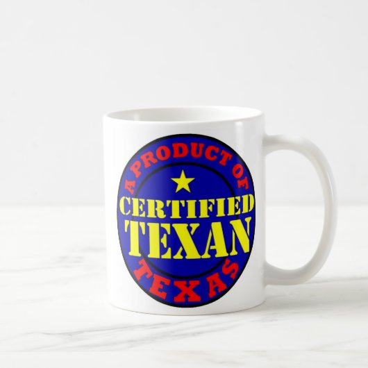 ZERTIFIZIERTER TEXAN KAFFEETASSE (Rechts)