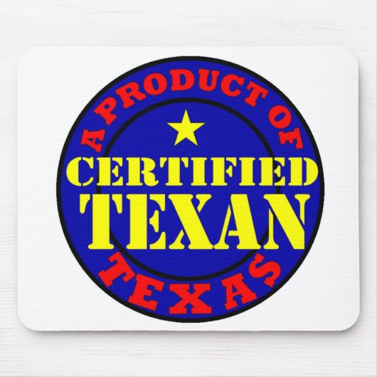 ZERTIFIZIERTER TEXAN MOUSEPAD (Vorne)