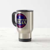 ZERTIFIZIERTER TEXAN REISEBECHER (Vorderseite Links)