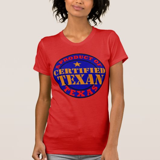 ZERTIFIZIERTER TEXAN T-Shirt (Vorderseite)
