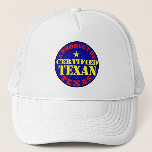 ZERTIFIZIERTER TEXAN TRUCKERKAPPE (Vorderseite)