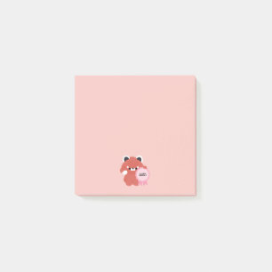 Zertifizierter Ungeschickter Roter Panda Post-it Klebezettel