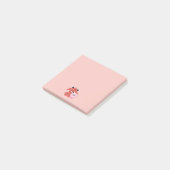 Zertifizierter Ungeschickter Roter Panda Post-it Klebezettel (angewinkelt)