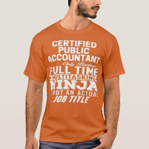 Zertifizierter Wirtschaftsprüfer 3 T-Shirt