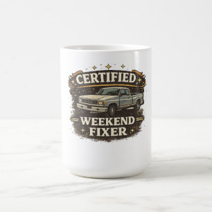 Zertifizierter Wochenend-Fixierer Vintage-Retro-LK Kaffeetasse