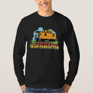 Zertifizierter Zugführer Transport Schiene T-Shirt