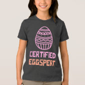 Zertifiziertes Eggspert Kids Osterfest Shirt (Vorderseite)