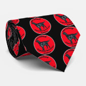 Zertifiziertes Flatcoat Retriever Addict Krawatte (Gerollt)