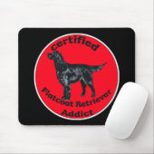 Zertifiziertes Flatcoat Retriever Addict Mousepad (Mit Mouse)
