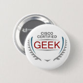 ZERTIFIZIERTES GEEK BUTTON (Vorne & Hinten)