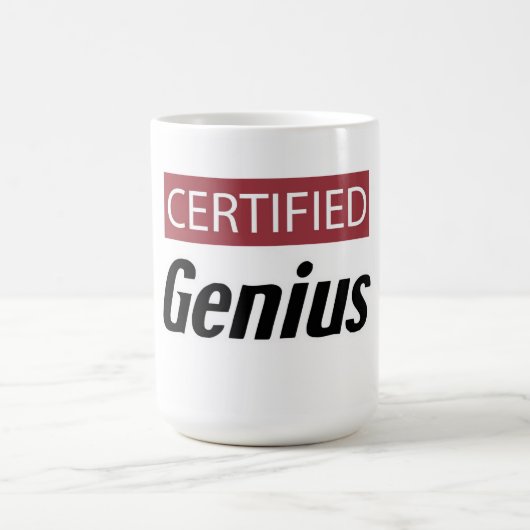 Zertifiziertes Genie Kaffeetasse (Mittel)