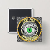 ZERTIFIZIERTES HYPNOTHERAPIELOGO BUTTON (Vorne & Hinten)